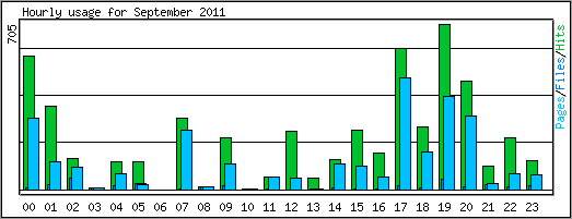 Hourly usage