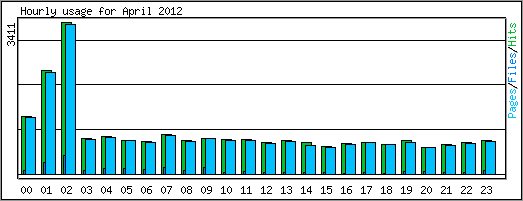 Hourly usage