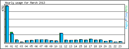 Hourly usage