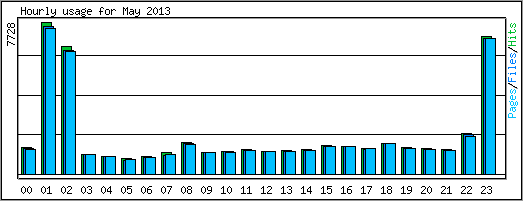 Hourly usage