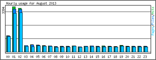 Hourly usage