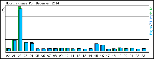 Hourly usage