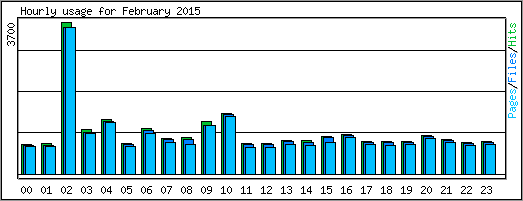 Hourly usage