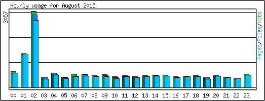 Hourly usage