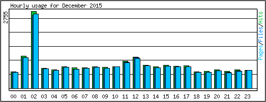 Hourly usage